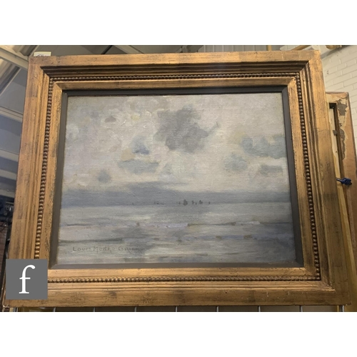 970 - LOUIS MONRO GRIER (1864-1920) - Sea and Sky, Cornwall, oil on canvas, signed, framed, 36cm x 46cm, f... 