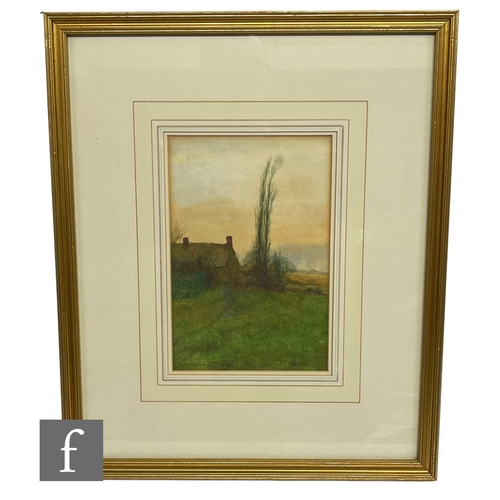 976 - WILLIAM JOHN WAINWRIGHT PRBSA (1855–1931) - Old Farm House, watercolour, signed, framed, 24cm x 16cm... 