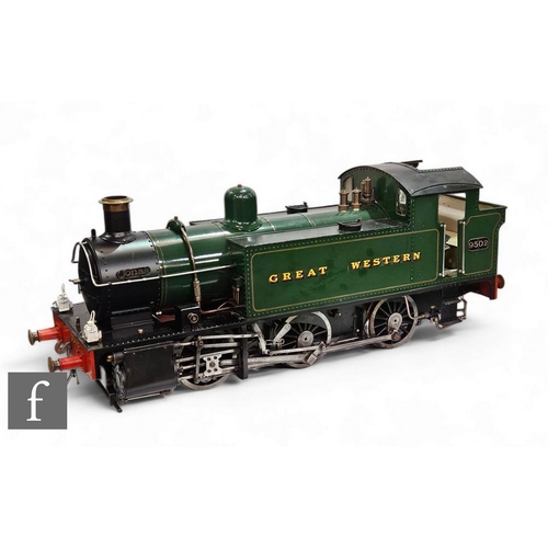 27 - A 5 inch gauge live Simplex 0-6-0 tank locomotive 'Jonas' No 9502, finished in GWR green livery, len... 