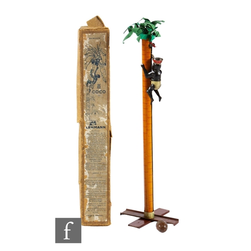 33 - A late 19th to early 20th Century German Lehmann No. 185 Coco Climbing Toy, circa 1889-1935, tinplat... 