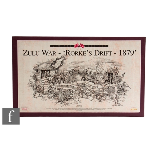 43 - A Britains 5198 Zulu War Rorke's Drift 1879 diorama, limited edition 609 of 2000, boxed.