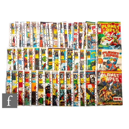 466 - A collection of Marvel UK Planet of the Apes / Planet of the Apes and Dracula Lives comics, issues #... 