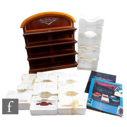 125 - A collection of Franklin Mint Cars of the Fifties diecast models, all with polystrene packaging, wit... 