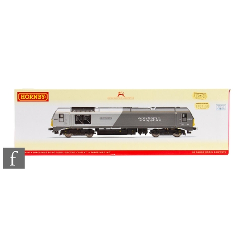 13 - An OO gauge Hornby DCC ready R3038 Wrexham & Shropshire Bo-Bo Class 67 'A Shropshire Lad' diesel... 