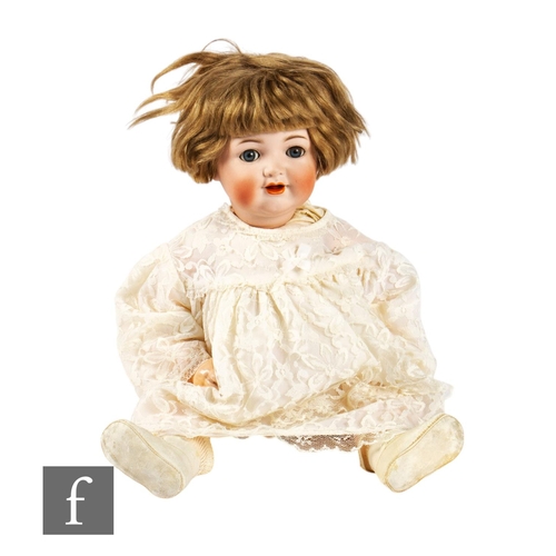 423 - A 1910s German Kammer and Reinhardt / Simon and Halbig Mein Liebling Baby character bisque socket he... 