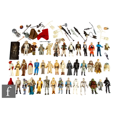 447 - A collection of Kenner Star Wars 3 3/4 inch action figures, to include Han Solo in Carbonite Chamber... 