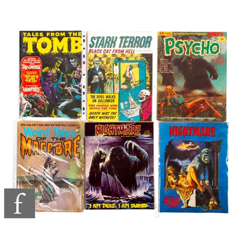 479 - A collection of 1970s horror comics, to include Eerie Publications Tales from the Tomb #3, Stanley M... 