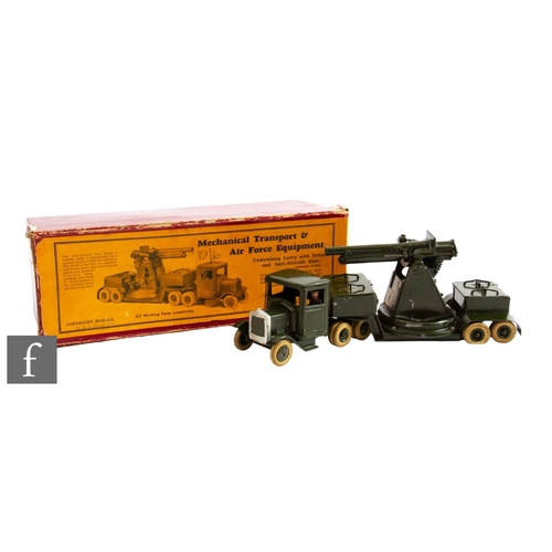 56 - A Britains 1641 Mechanical Transport & Air Force Equipment Heavy Duty Underslung Lorry in dark g... 