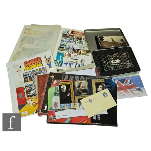 147 - A stock album of pre decimal and world stamps and a quantity of modern issues etc.