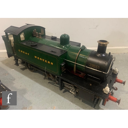 27 - A 5 inch gauge live Simplex 0-6-0 tank locomotive 'Jonas' No 9502, finished in GWR green livery, len... 