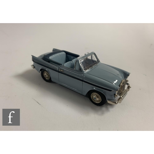 105 - Four Crossway Models 1:43 scale white metal models, 089 Riley RMB Monte Carlo Rally, 139 Sunbeam Rap... 