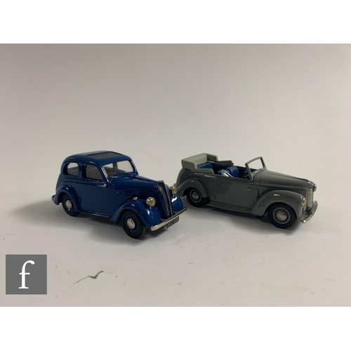 108 - Three Western Models 1:43 scale white metal models, to include WMS 104 1938 Vauxhall 14/6DX, WMS 106... 