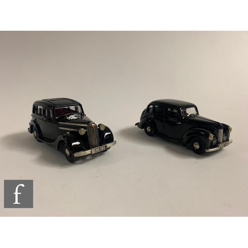 108 - Three Western Models 1:43 scale white metal models, to include WMS 104 1938 Vauxhall 14/6DX, WMS 106... 