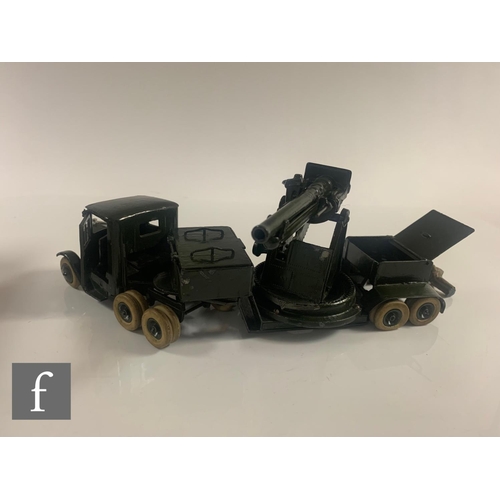 56 - A Britains 1641 Mechanical Transport & Air Force Equipment Heavy Duty Underslung Lorry in dark g... 