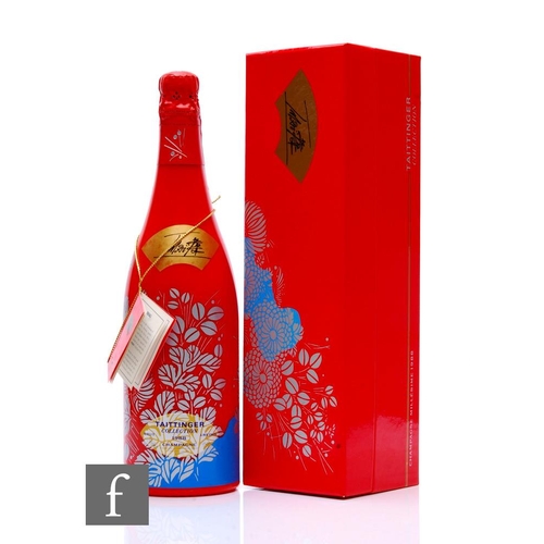 520 - A bottle of Taittinger Collection 1988 champagne bottle designed by Toshimitsu Imai, edition of 100,... 