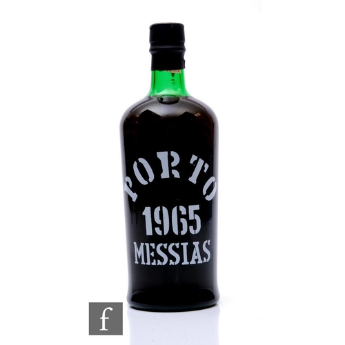 548 - A bottle of 1965 Porto Messias port, paper label stamped 1983, 75cl.PLEASE VIEW CONDITION REPORT... 