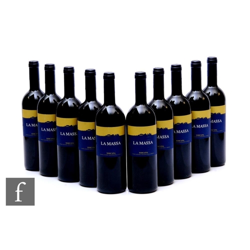 631 - Ten bottles of 2009 Fattoria 'La Massa' Toscana IGT, Italy, red. (10)PLEASE VIEW CONDITION REPORT... 