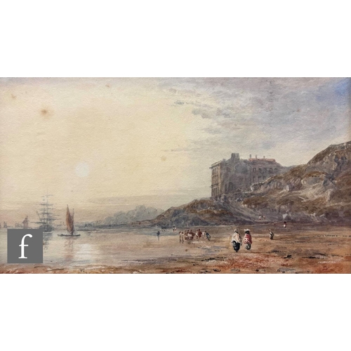 512 - ANTHONY VAN DYKE COPLEY FIELDING (1787-1855) - 'Dieppe', watercolour, titled to the mount, framed, 1... 