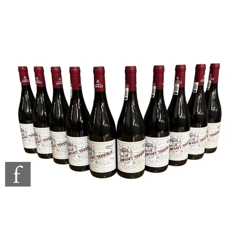 669 - Ten bottles of 2021 L'Enfant Terrible Côtes du Rhône, Maison Sinnae, France, red. (10)PLEASE VIEW CO... 