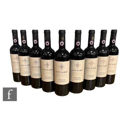 675 - Nine bottles of 2021 Sant 'Ilario Chianti Classico 2021, Italy. (9)PLEASE VIEW CONDITION REPORT... 