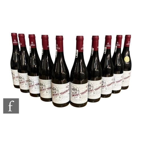 677 - Ten bottles of 2021 L'Enfant Terrible Côtes du Rhône, Maison Sinnae, France, red. (10)PLEASE VIEW CO... 