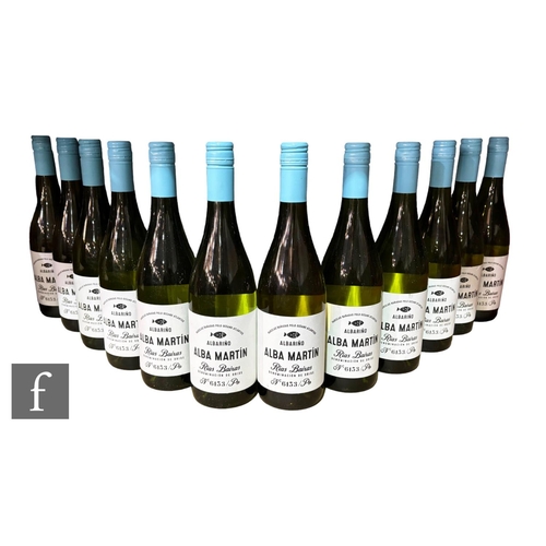 686 - Twelve bottles of 2021 Alba Martín Rías Baixas Albariño, Spain, white. (12)PLEASE VIEW CONDITION REP... 