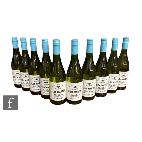 690 - Ten bottles of 2021 Alba Martín Rías Baixas Albariño, Spain, white. (10)PLEASE VIEW CONDITION REPORT... 