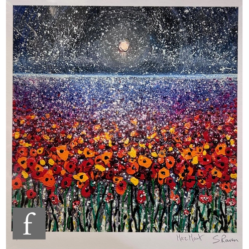 506 - SCARLETT RAVEN AND MARC MAROT (CONTEMPORARY) - 'The Dugout', giclee print, signed in pencil by both ... 