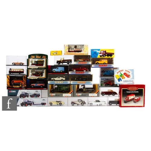 386 - A collection of assorted diecast models, to include Corgi Heavy Haulage, Matchbox Dinky, Atlas Dinky... 