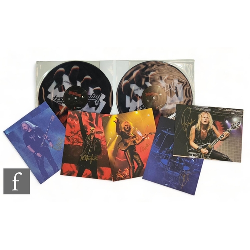 12 - A Judas Priest signed album, British Steel 40th Anniversary Edition, signed to record by Glenn Tipto... 