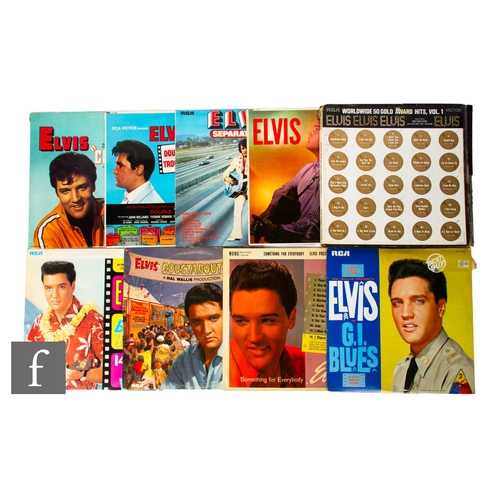 39 - Elvis Presley - A collection of LPs to include Blue Hawaii, SF 8145, Rock 'N' Roll No.2, SF-7528, Wo... 