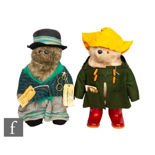 268 - A Gabrielle Designs Paddington Bear in green duffle coat, together with Aunt Lucy.PLEASE VIEW CONDIT... 