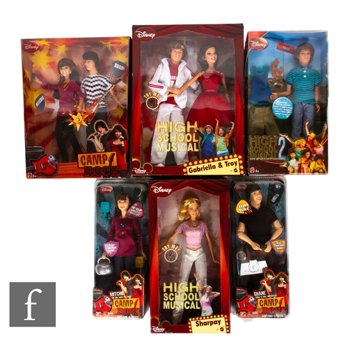 251 - A collection of Mattel Disney dolls, High School Musical Sharpay, High School Musical Gabriella &... 