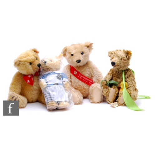 291 - A collection of Steiff teddy bears, 690471 The Bear That Cares NHS Nurse, 654466 Dylan Four Seasons ... 