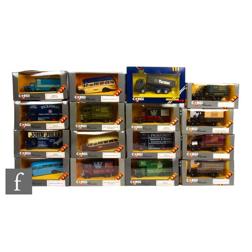 384 - A collection of Corgi diecast models, to include Bedfords etc, all boxed. (26)PLEASE VIEW CONDITION ... 