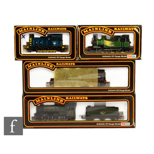 333 - A collection of OO gauge Bachmann locomotives, 54155 0-6-2T BR black N2 Class 65931, 37036 0-6-0 BR ... 