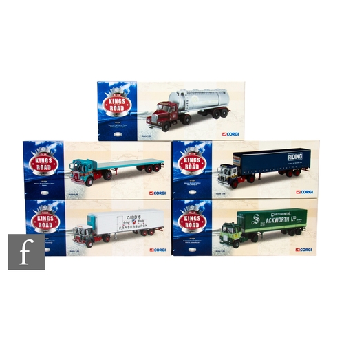 391 - Five Corgi Kings of the Road 1:50 scale diecast models, CC12503 Gibbs of Fraserburgh Atkinson Border... 