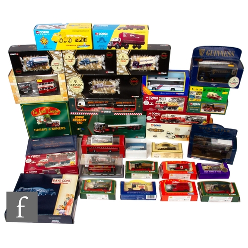 403 - A collection of assorted diecast models, mostly Corgi, to include Guinness, Original Omnibus Company... 