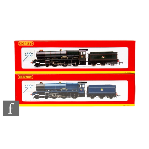 339 - Two OO gauge Hornby 4-6-0 BR King Class locomotives, R2309 'King George VI' and R2234 'King William ... 