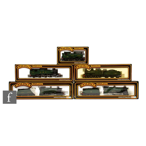 353 - A collection of OO gauge Mainline GWR green locomotives, 54156 0-6-0 2301 Class Dean Goods 2516, 937... 