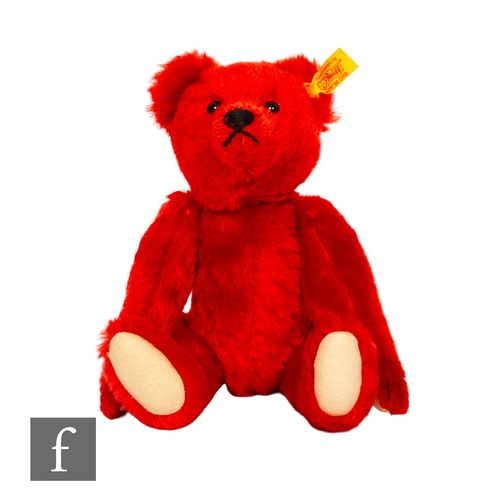 316 - A Steiff 002472 Clip Apart Teddy Bear, red mohair, with magnetic joints in limbs and head allowing b... 