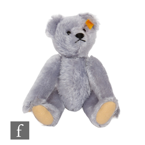 317 - A Steiff 002496 Clip Apart Teddy Bear, blue mohair, with magnetic joints in limbs and head allowing ... 