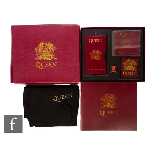 10 - A Queen 'Box Of Tricks' limited edition 1992 boxset, including poster, fabric patch, badge, Greatest... 