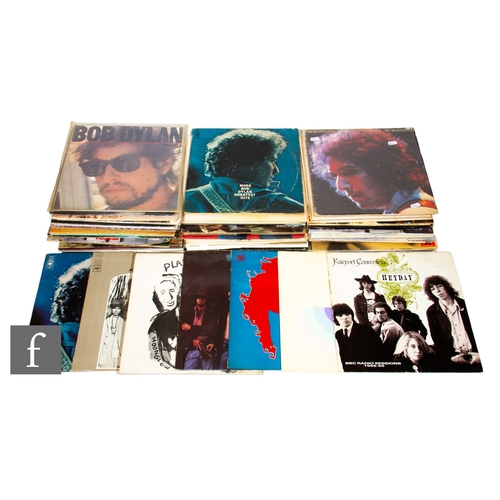 58 - 1970s/80s Rock/Folk Rock/Singer Songwriter - A collection of LPs, to include Bob Dylan, Carole King,... 