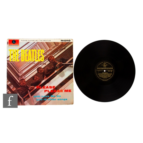 59 - The Beatles - A Please Please Me LP, PMC 1202, mono, second pressing, black and gold labels, Norther... 