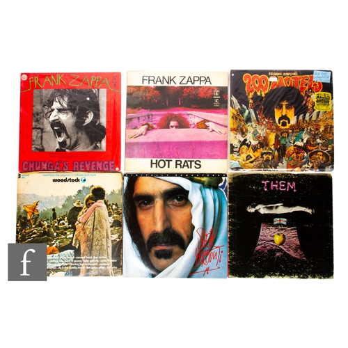 71 - Frank Zappa/Them - A collection of LPs, to include 200 Motels, UDF 50001, Hot Rats, K44078, stereo, ... 