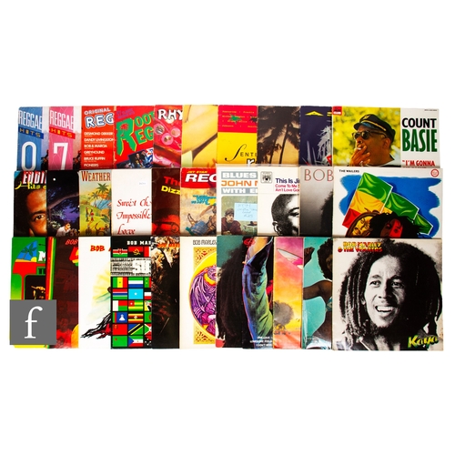 80 - Blues/Soul/Reggae - A collection of LPs, artists to include Bob Marley, Count Basie, Jimmy James Diz... 