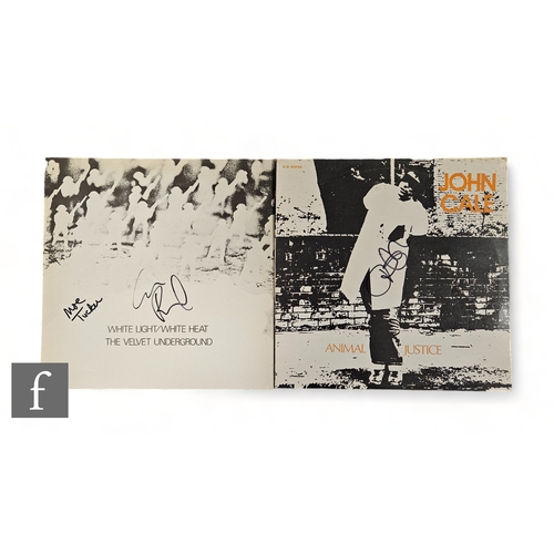 32 - Velvet Underground - Two signed records, White Light/White Heat signed by Lou Reed and Moe Tucker an... 