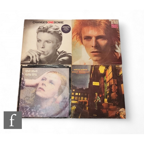 121 - David Bowie - A collection of LPs to include Space Oddity, LSP-4813, with poster and lyric sheet, Hu... 