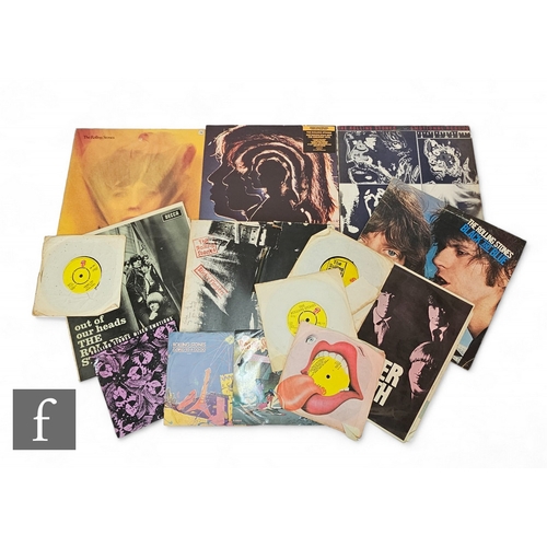 123 - The Rolling Stones - A collection of LPs and 7 inch to include Black And Blue, COC 59106, After-Math... 